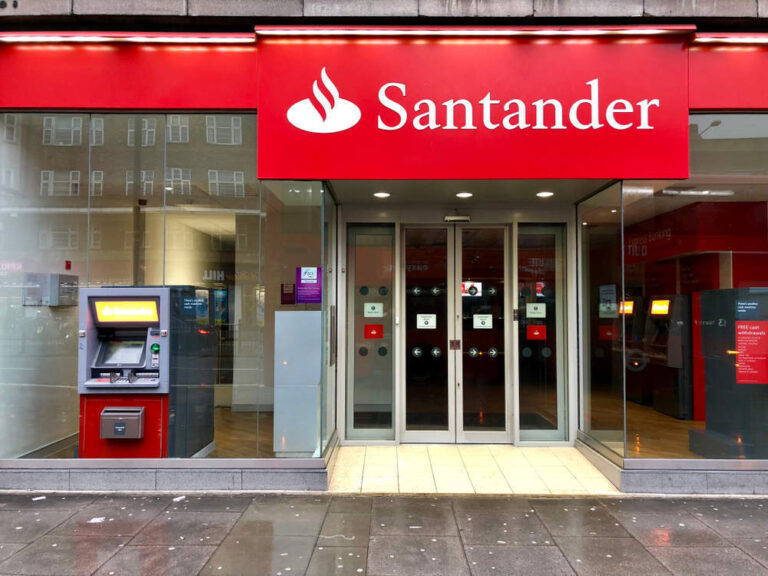 Santander share price Shares fall on 10 rise in first quarter profit