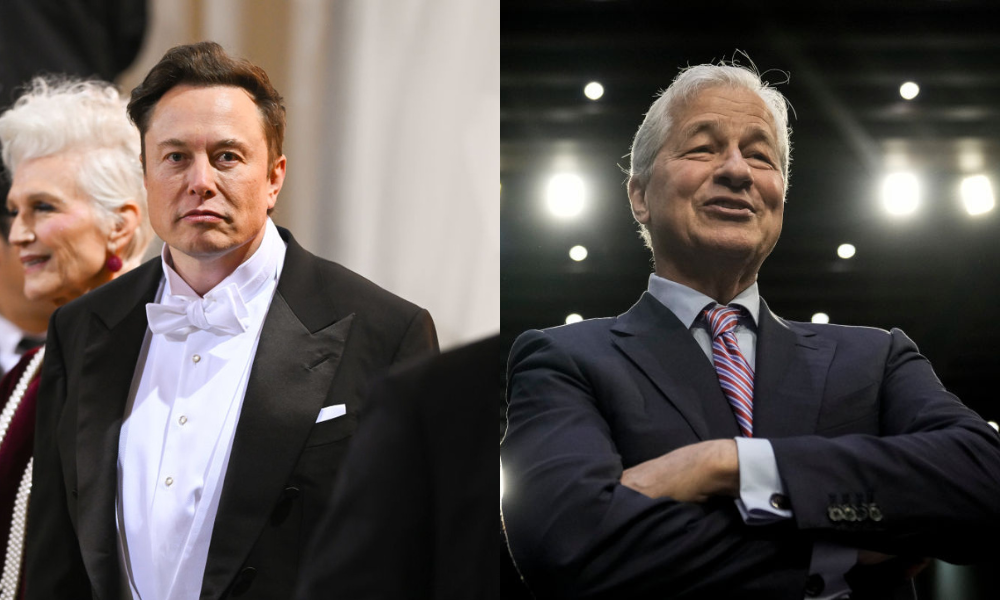 Jamie Dimon, CEO of JPMorgan, has surprisingly hailed Elon Musk as a &q...